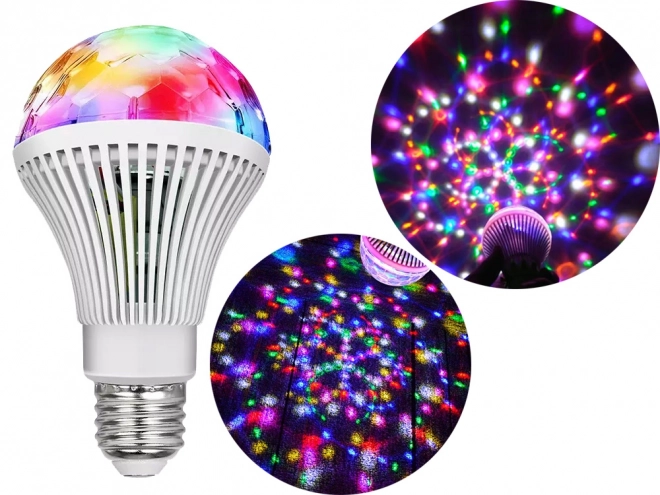 LED roterende discobal E27