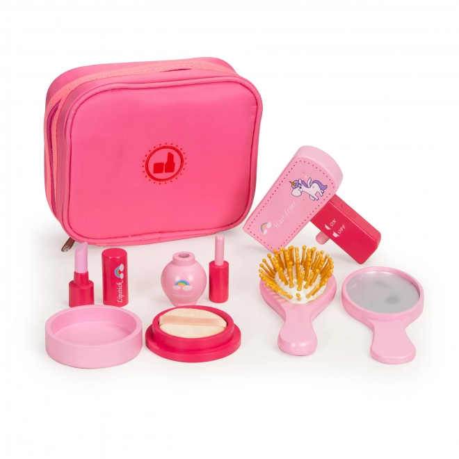 Set speelgoed cosmetische accessoires met tas