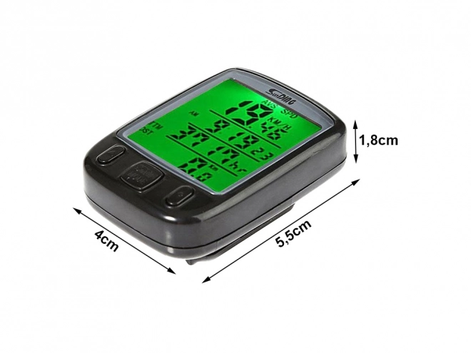 Compteur de vélo étanche avec écran LCD