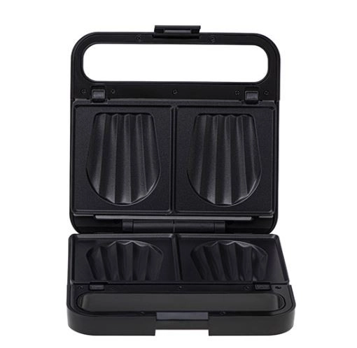 Adler Europe multifunctionele tosti-ijzer 2-in-1 zwart