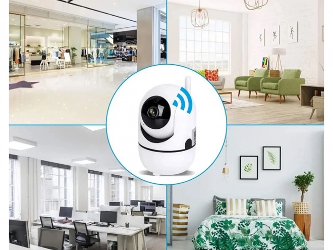 Indoor IP camera with Wi-Fi and rotating head