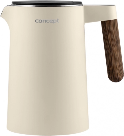 Bouilloire électrique Concept Norwood 1,5 l, vanille