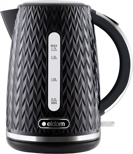 Bouilloire électrique sans fil ELDOM C260 Nelo, noire 1,7 l