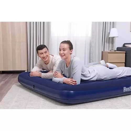 Zweier-Luftmatratze Velours Bestway