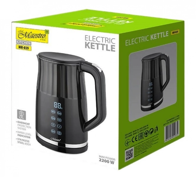 Elektrische waterkoker met temperatuurregeling 1,7l 2200W