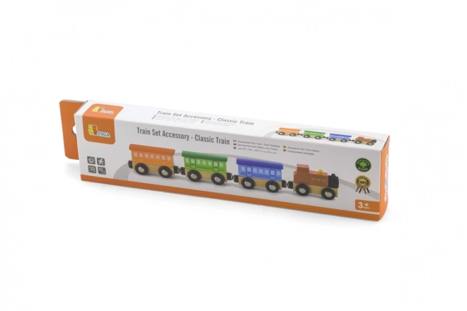 Klassieke houten trein - houten set