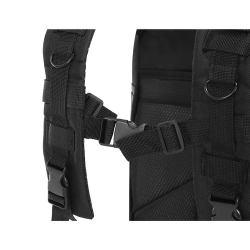 Toeristenrugzak zwart klein 23089