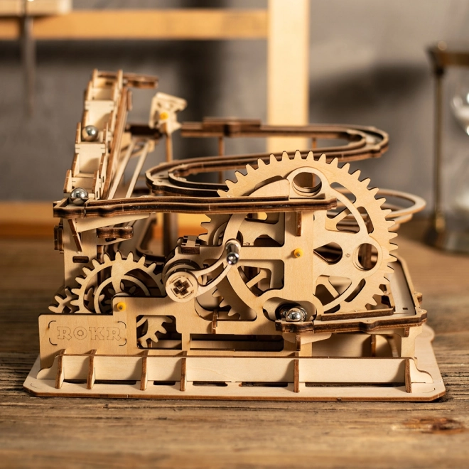 Houten 3D-puzzel Rokr Knikkerbaan Parkour