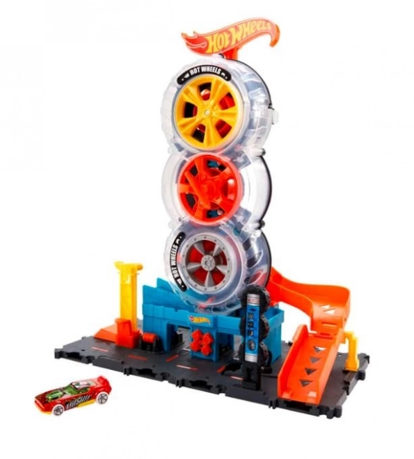 Hot Wheels garage met racebanen