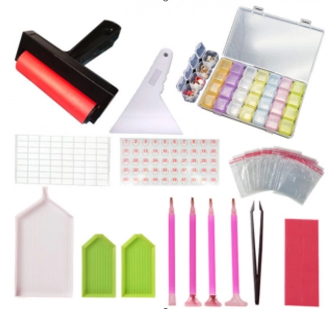Set accessoires voor Diamond Painting borduren