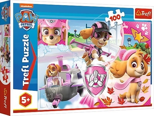 Puzzle 100 pieces – PAW PATROL Skye in action