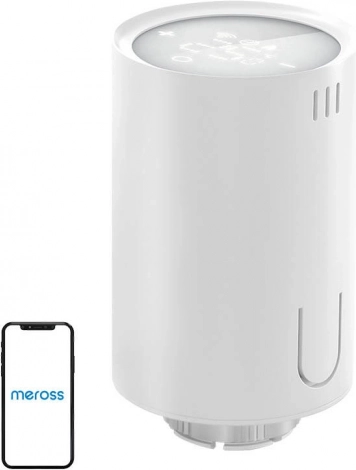 Tête thermostatique intelligente Meross avec Apple HomeKit