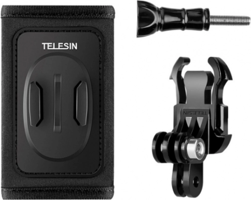 Kit de montage de sangle Telesin avec crochet en J pour caméras sportives