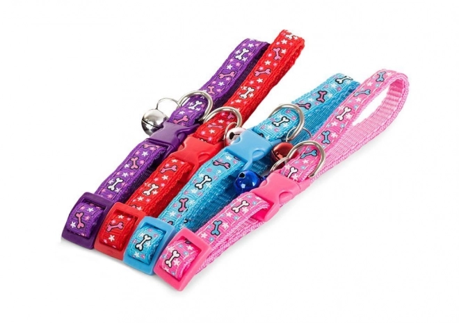 Stoffen halsband voor dieren met belletje