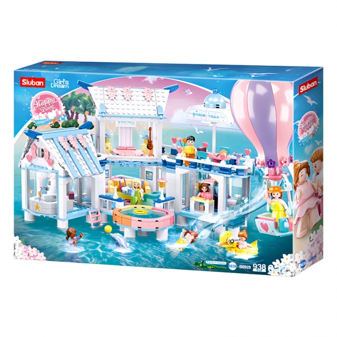 Drijvende villa met zwembad