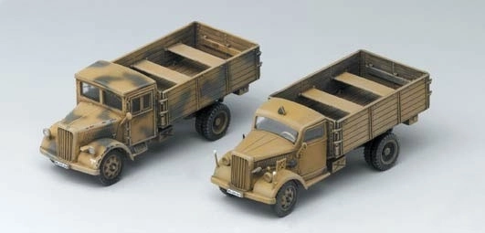 Plastic model van een Duitse vrachtwagen (Vroege en Late versie)