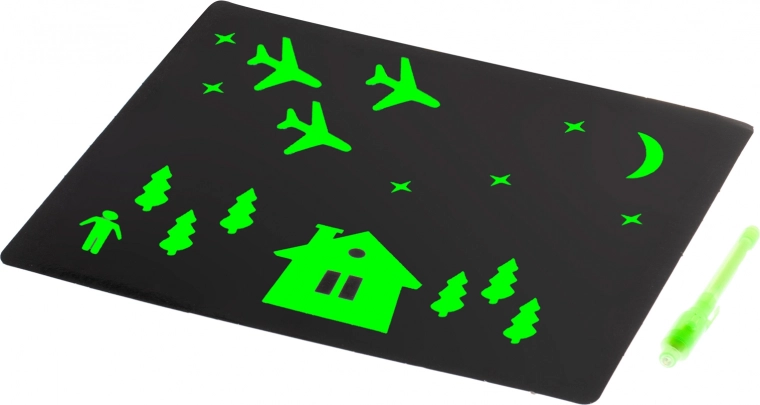 Glowing Board in the Dark