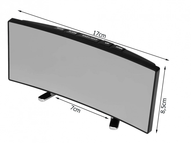 Digitaler Wecker mit LCD Display und Thermometer