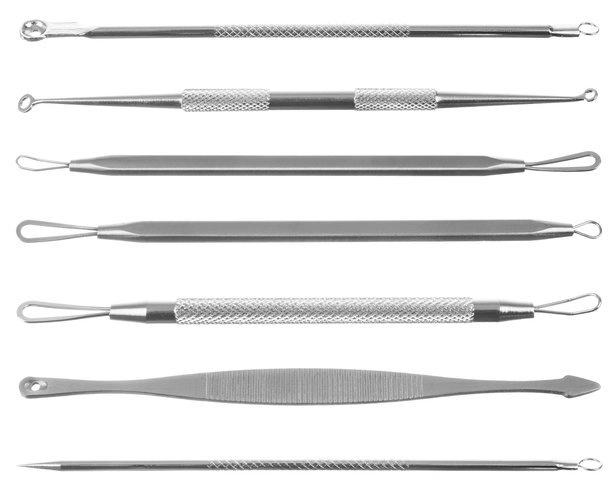 Blackhead Removal Spoon Set - 7 Pieces