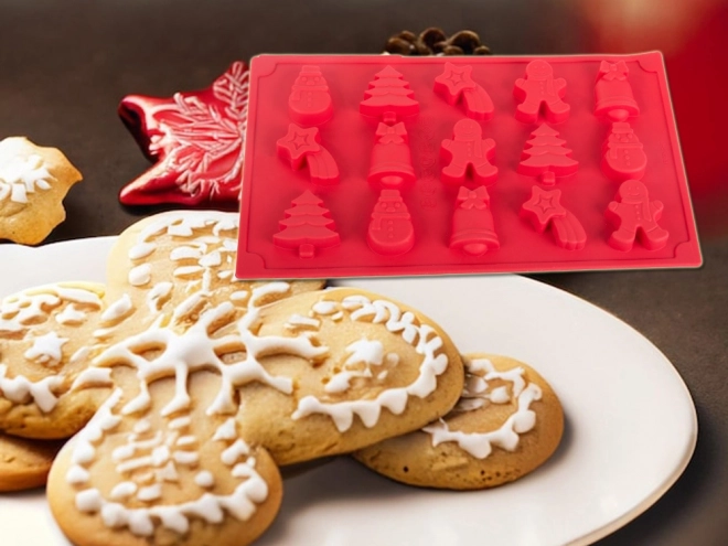 Ensembles de moules de Noël pour petits gâteaux, 6 pièces
