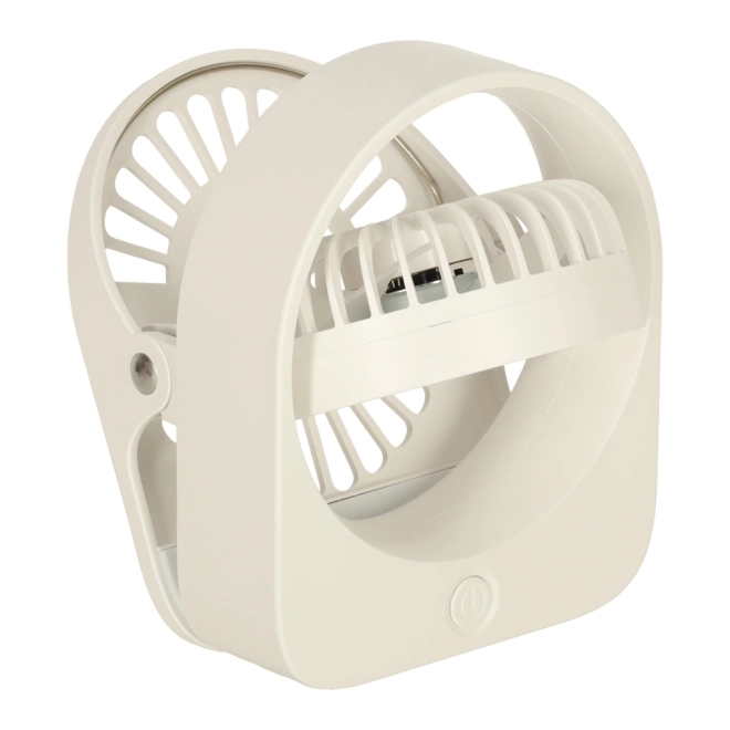 Draadloze USB tafelventilator 11,5 cm wit