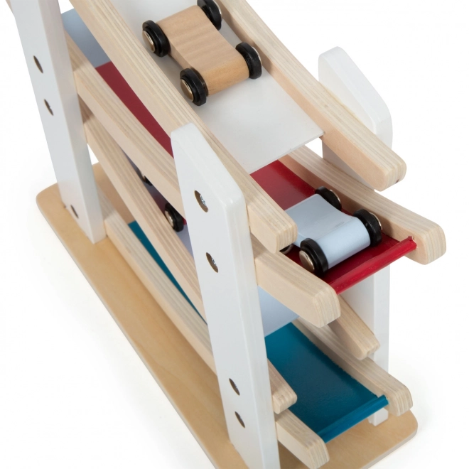 Houten kaskader racebaan