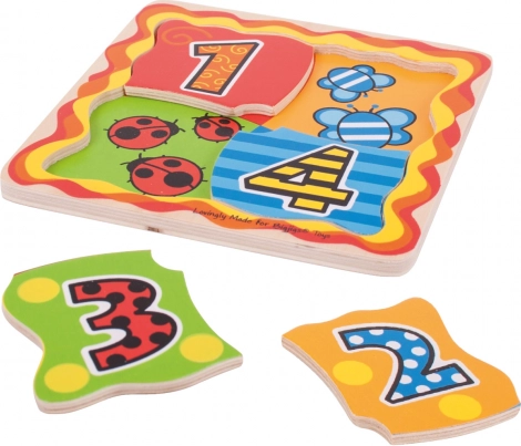 Spelenderwijs leren van de cijfers 1–4