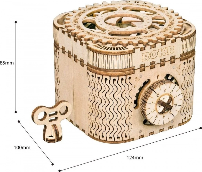 RoboTime 3D Wooden Mechanical Puzzle Jewelry Box