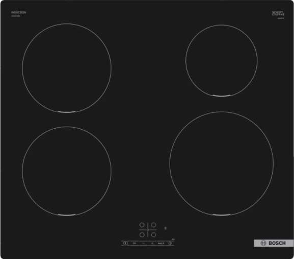 Table de cuisson à induction avec PowerBoost et TouchSelect