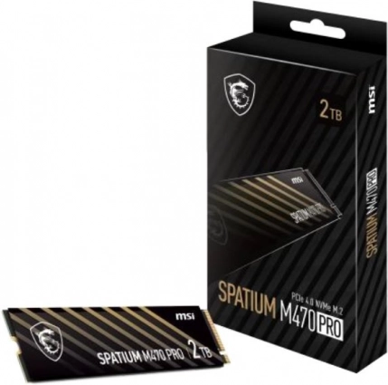 SSD MSI SPATIUM M470 PRO 2 To M.2 PCIe 4.0 NVMe