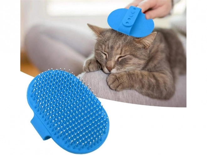 Borsteltje voor huisdierenvacht