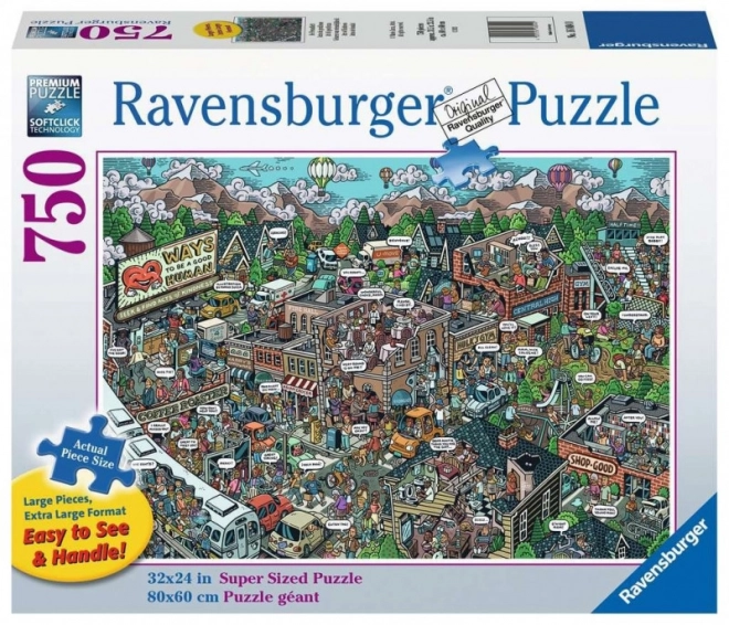 Ravensburger puzzel Akten van vriendelijkheid 750 stukken