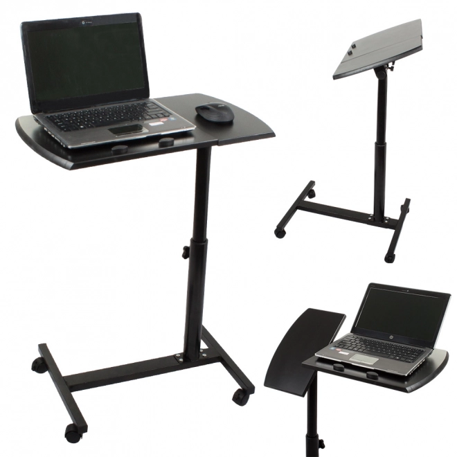 Verstelbare laptoptabel met wielen