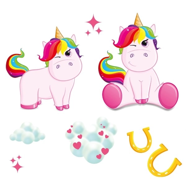 Unicorn Wall Stickers XXL 3D