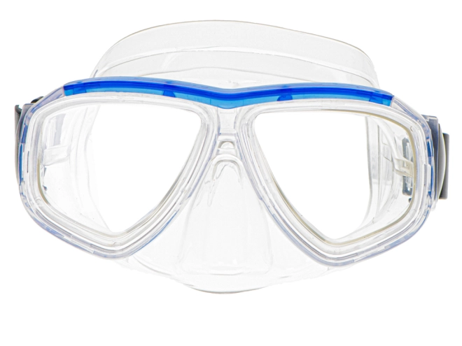 Comfortable mask with a wide view