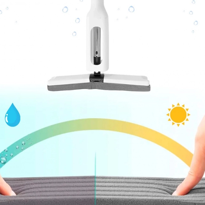 Opvouwbare sponsmop voor vloeren schoonmaken
