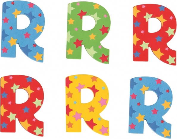 Wooden Letter Star R Bigjigs Toys