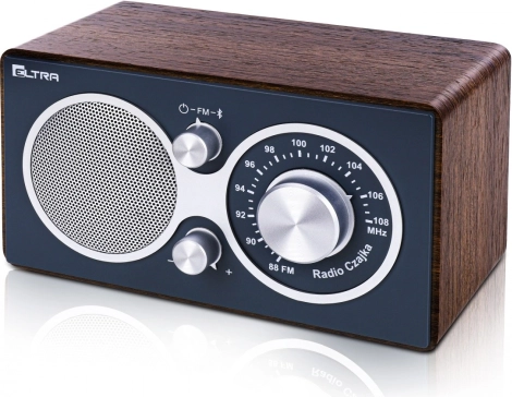 radio CZAJKA bluetooth, bois gris