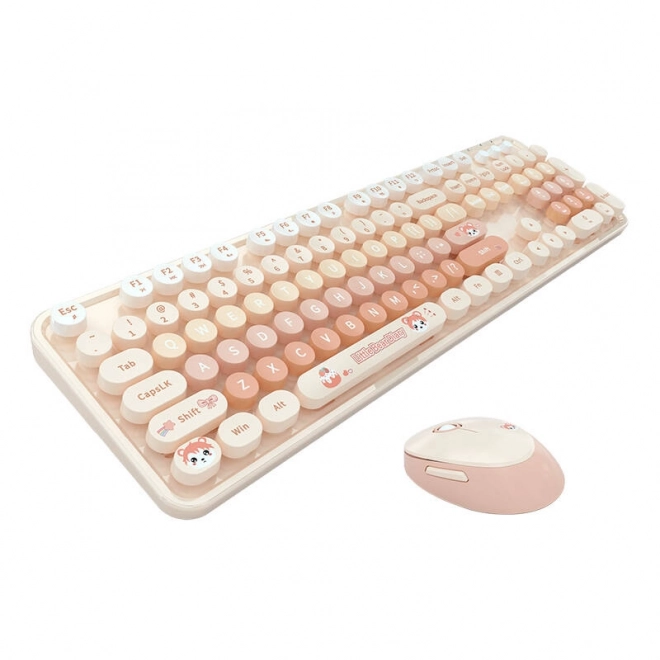 Ensemble sans fil clavier et souris MOFII Candy – Oranžová