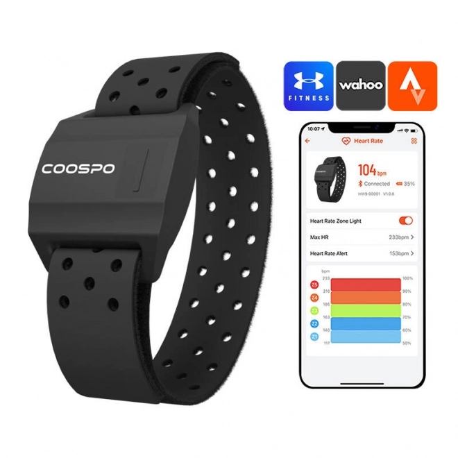 Moniteur de fréquence cardiaque Coospo