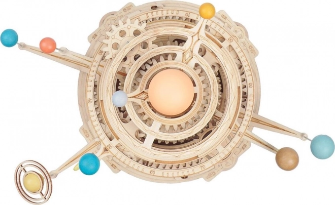 RoboTime 3D houten mechanische puzzel Planetarium
