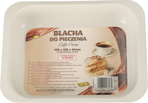 Baking Pan with Non-Stick Surface 29cm x 22cm x 6cm Brown