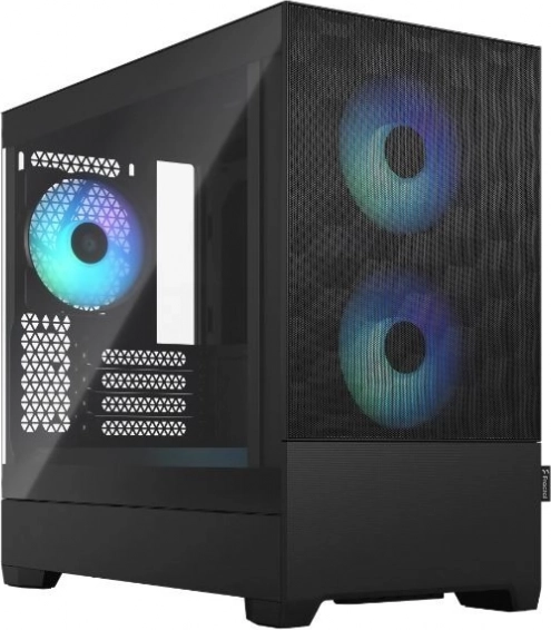 Boîtier PC Pop Mini Air RGB noir TG transparent
