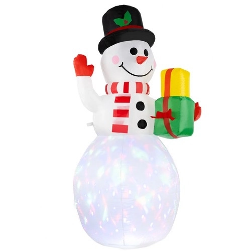 Leuchtender LED-Schneemann - Multicolor