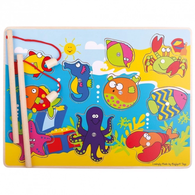 Houten spel Zeevissen