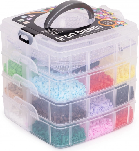 Praktischer Organizer mit stapelbaren Fächern