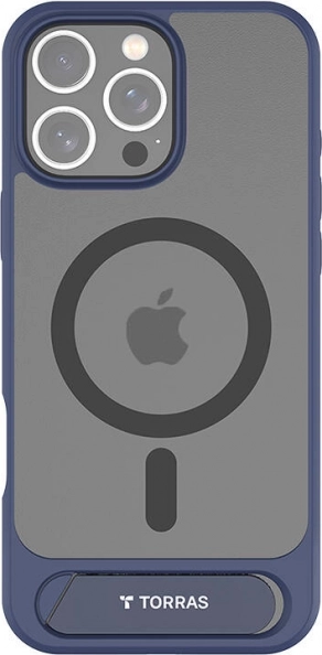 Torras Pstand case for iPhone 16 Pro blue