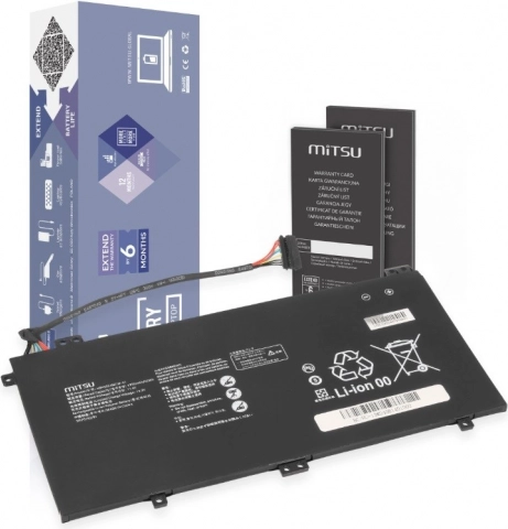 Akku für Huawei MateBook 13 MITSU 11,4 V 3700 mAh (42 Wh)