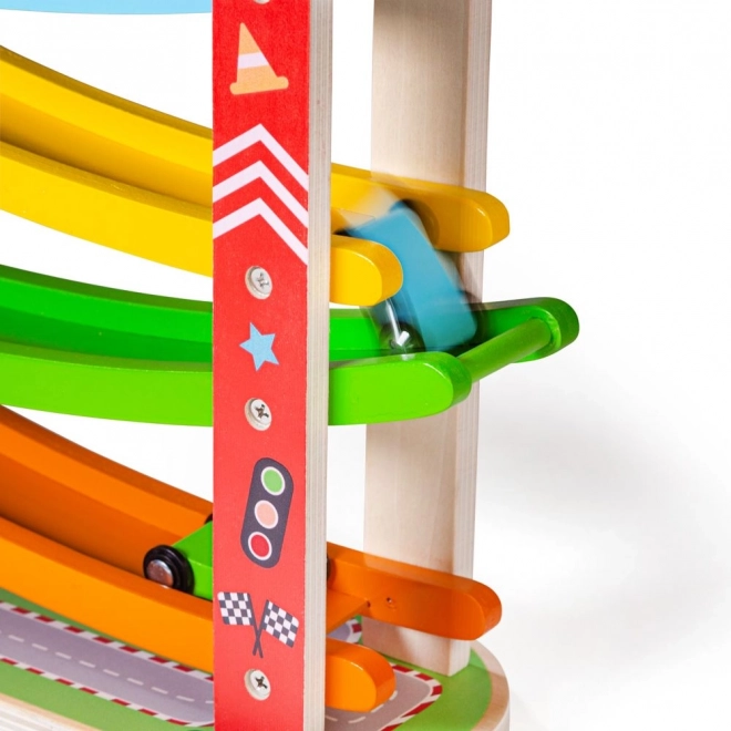 Wooden Racing Track for Cars from Bigjigs Toys