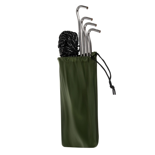 Toeristische hangmat met muskietennet en zeil 260x140 cm